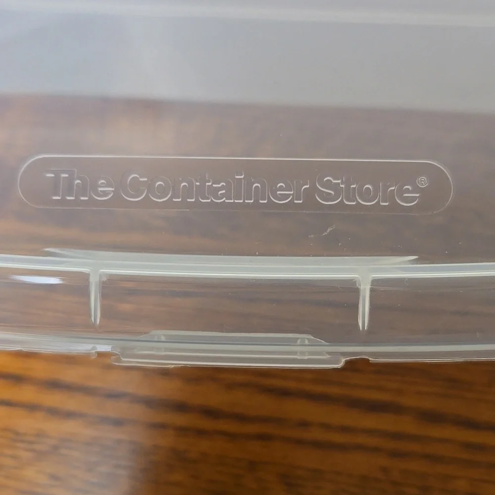 THE CONTAINER STORE Clear Plastic Storage Boxes - 2